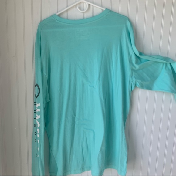 Magellan Outdoors (XL) Men's Teal Long Sleeve Tee Shirt - Picture 5 of 5